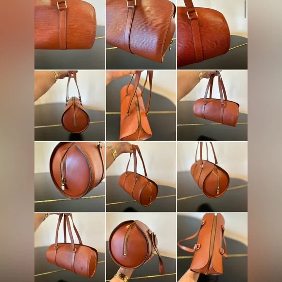 Louis Vuitton Authentic Luxury Vintage Retro RARE Minimalist Epi Soufflot Bag - Picture 17 of 17